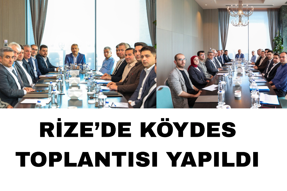 Rize’de KÖYDES Tahsisat Komisyonu Toplantısı Yapıldı