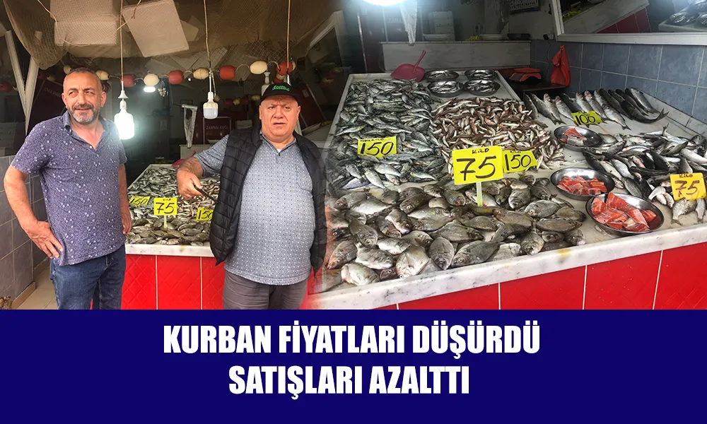 Kurban Bayramı Balık Tezgahlarında Etkisini Gösterdi: Fiyatlar Düştü, Alıcı Azaldı