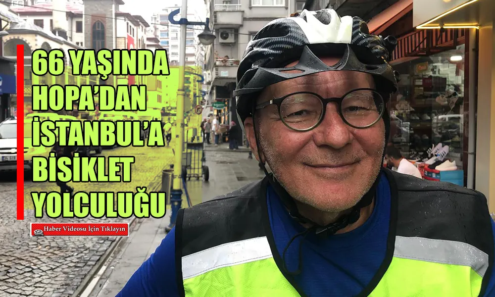 66 Yaşındaki Bisiklet Tutkunu Salih Karadaş Hopa