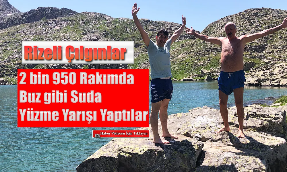 Verçenik’in Zirvesinde Buz Gibi Gölden Cesaret Yarışı!