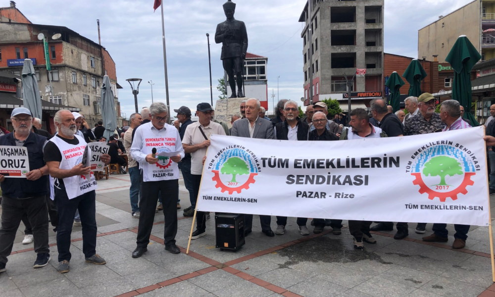 EMEKLİLERDEN ZAM TEPKİSİ: 