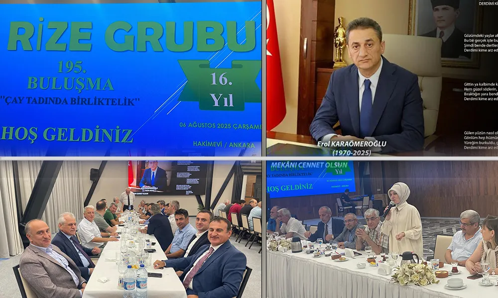 Ankara Rize Grubu’nun 195. Buluşması