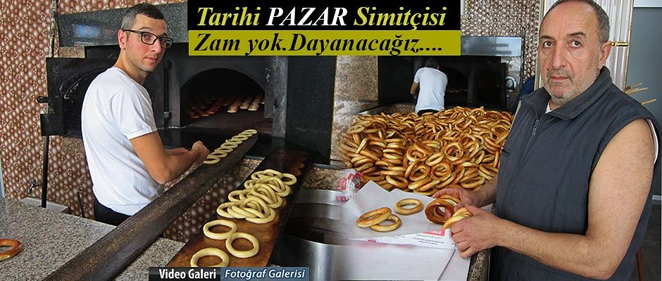 Rize-Pazar Simit’ine zam yok