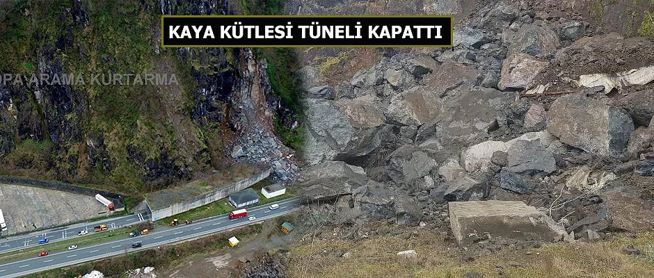 TÜNEL ULAŞIMA KAPANDI