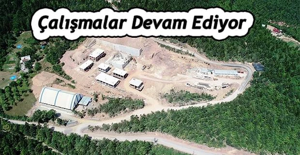 İÇMESUYU ARITMA TESİSİ İNŞAATINDA ÇALIŞMALAR DEVAM EDİYOR