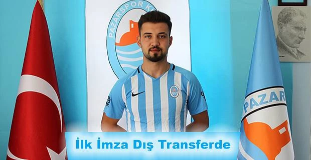 Pazarspor 2019-2020 sezonunun ilk dış transfer imzasını attırdı.