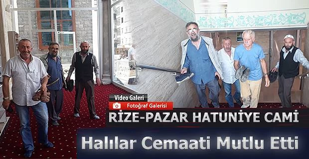 Pazar Hatuniye Cami Halıları mutlu etti.