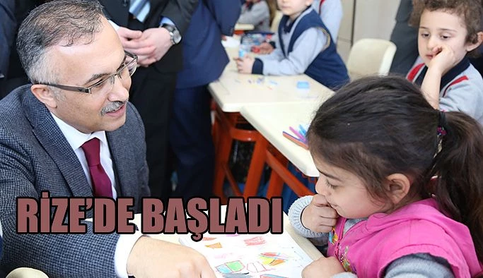 Okul Benim İkinci Evim Projesi Rize’de Uygulanmaya Başladı