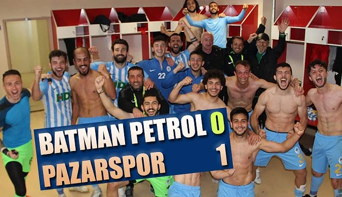 Pazarspor Deplasmandan Üç Puanla dönüyor