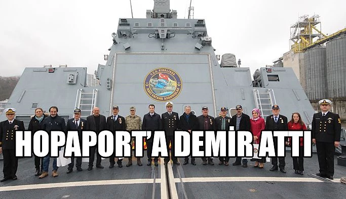 TCG KINALIADA F-514 HOPAPORT’A DEMİR ATTI