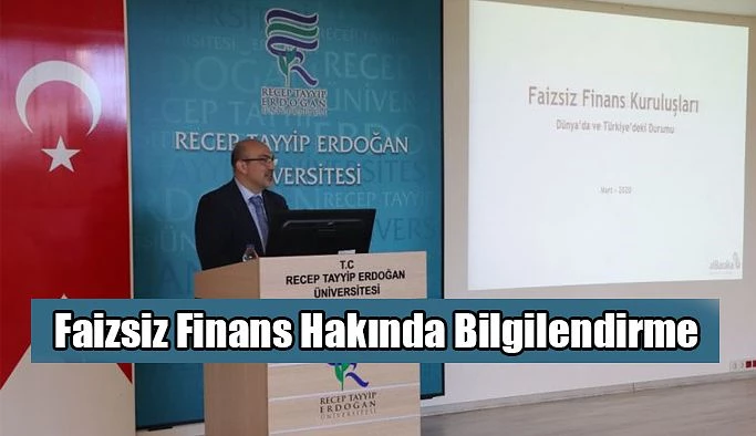 Faizsiz Finans Kuruluşlarının Dünyada ve Türkiye’deki Durumu Anlatıldı