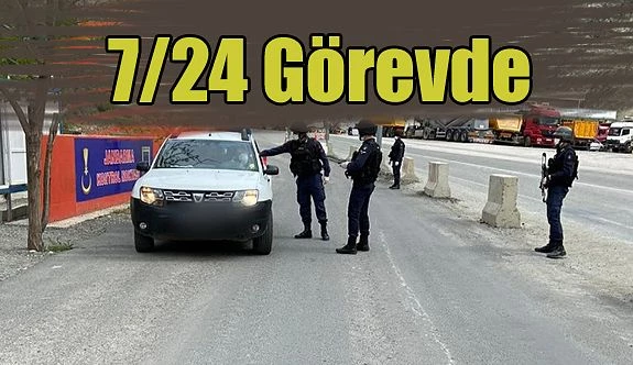 GÜVENLİK EKİPLERİ 7/24 GÖREV BAŞINDA