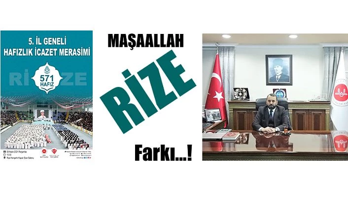 RİZE’DE BU YIL 571 HAFIZ İCAZET ALACAK