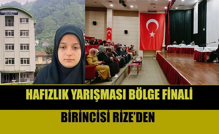 Bölge Finali Birincisi Rize’den