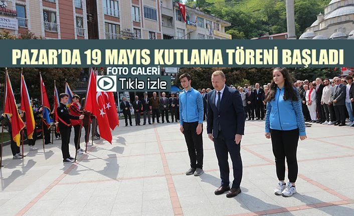 Pazar’da 19 Mayıs kutlaması