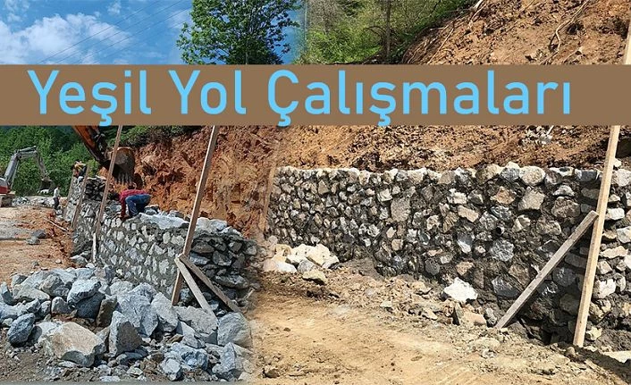 YEŞİL YOL PROJESİ SANAT ÇALIŞMALARI VE TOPRAK İŞLERİ TAMAMLANIYOR