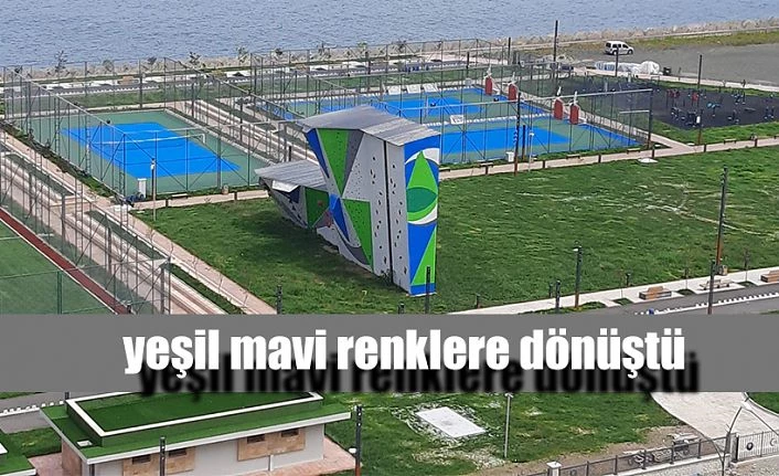 RTEÜ parkında renkler değişti