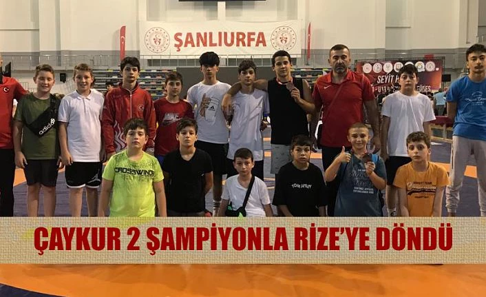 ŞANLIURFA’DAN İKİ ŞAMPİYONLA DÖNDÜ