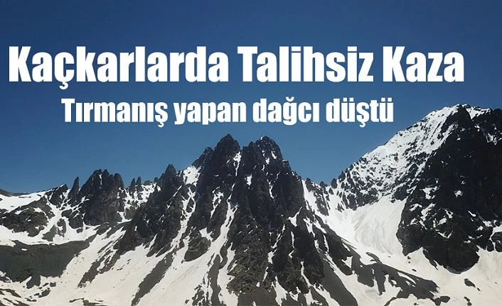 Tek Başına Tırmanış Yapan Dağcı düşerek yaralandı