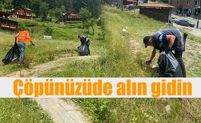 Turist gidiyor çöpü kalıyor