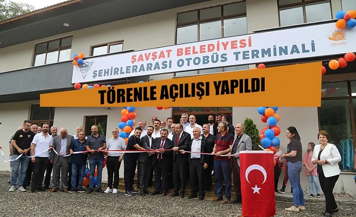 ŞEHİRLERARASI OTOBÜS TERMİNALİ DÜZENLENEN TÖRENLE AÇILDI