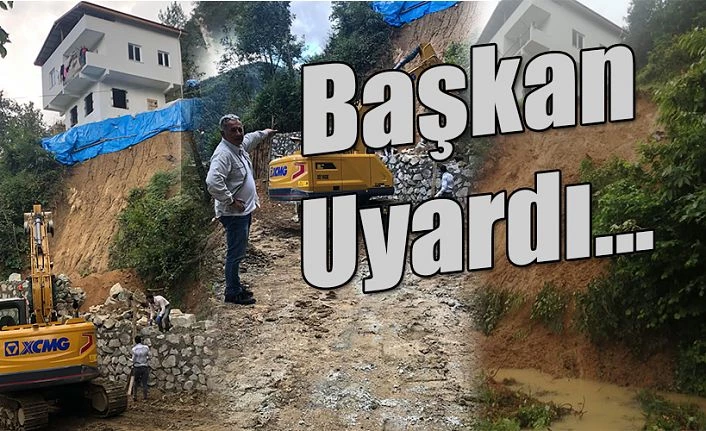 Belediye Başkanı hem yaptı hem de uyardı: Niçin yaptınız