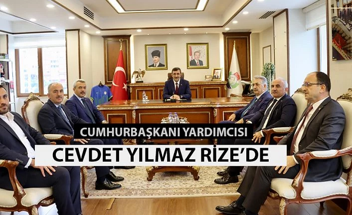 Cumhurbaşkanı Yardımcısı Cevdet Yılmaz, Rize Valiliği