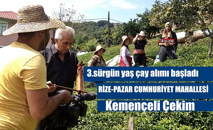 Mahallede Çekim yaptılar