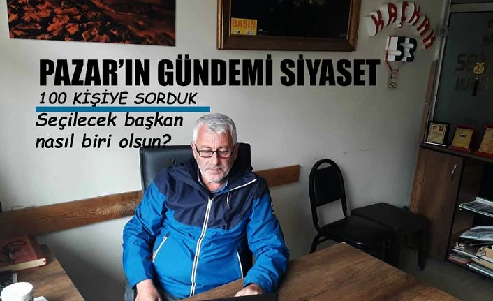 Pazar’ın Gündemi Siyaset….