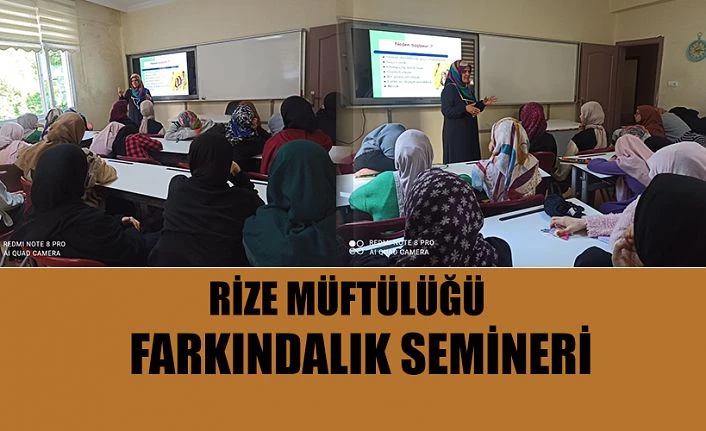 Rize Müftülüğü, farkındalık yarattı