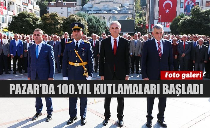 Rize-Pazar’da Cumhuriyet Bayramı Kutlamaları Başladı