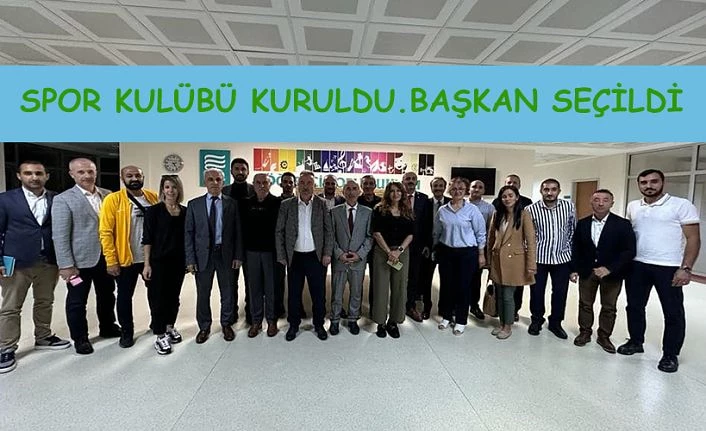 RTEÜ Spor Kulübü kuruldu, başkan seçildi