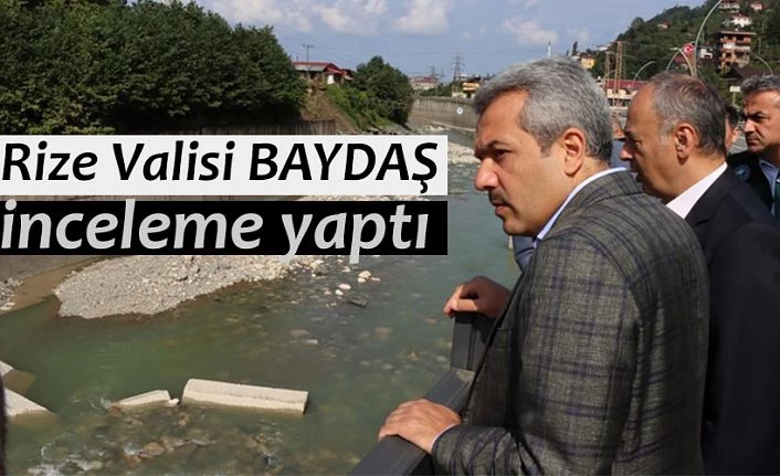 Vali Baydaş," gerekli tedbirleri alıyoruz".