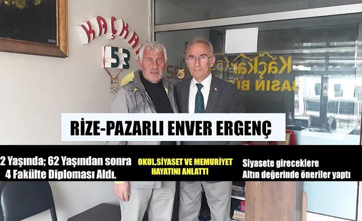 71 yaşına ayak basarken 4 Fakülte bitirdi