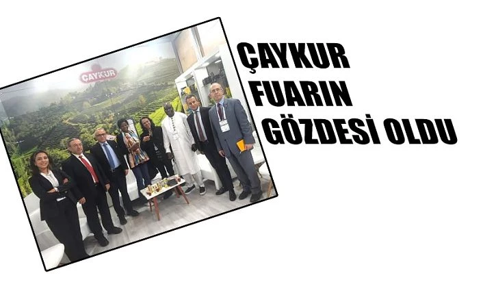 9. DÜNYA HELAL EXPO FUARINDA ÇAYKUR STANDINA YOĞUN İLGİ