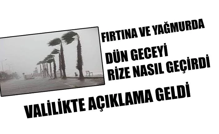 Rüzgar ve Yağmur