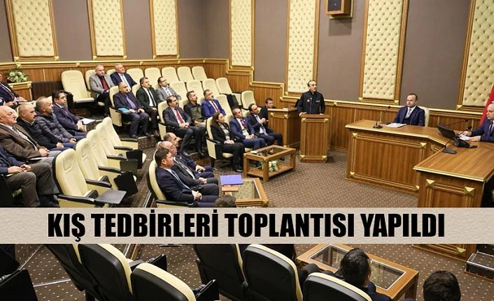 KIŞ TEDBİRLERİ TOPLANTISI YAPILDI