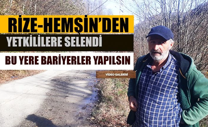 Bu yol tehlike saçıyor. Önlem alınması gerekiyor