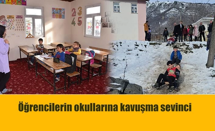 ÖĞRENCİLER OKULLARINA TEKRAR KAVUŞTU