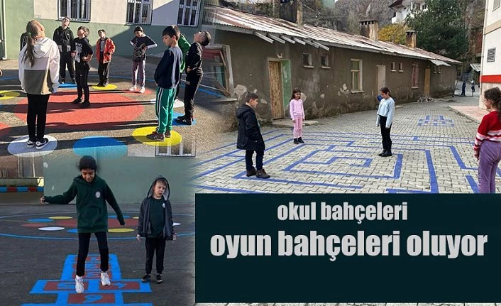 OKUL BAHÇELERİ OYUN BAHÇELERİ OLDU