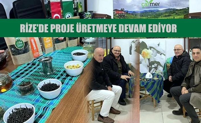 RİZE ÇAY ARAŞTIRMA VE UYGULAMA MERKEZİ PROJE ÜRETMEYE DEVAM EDİYOR